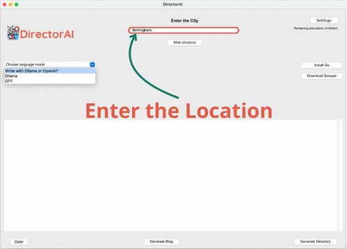 DirectorAI - Enter the Location