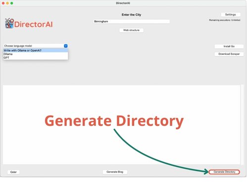 DirectorAI - Generate Directory